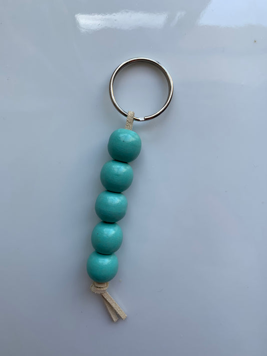 Turquoise Ball Keyring - Brielle Collective