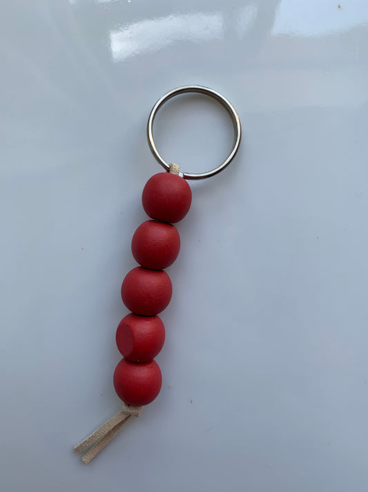 Red Ball Keyring - Brielle Collective